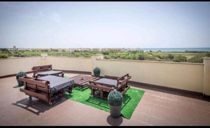Txalet Ra Frente Al Mar Villa Калафел Екстериор снимка
